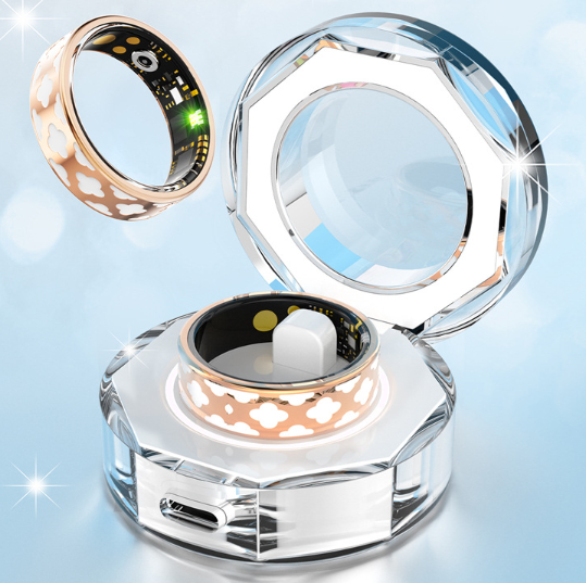 Smart Health Ring with Heart Rate Blood Oxygen Sleep Monitor