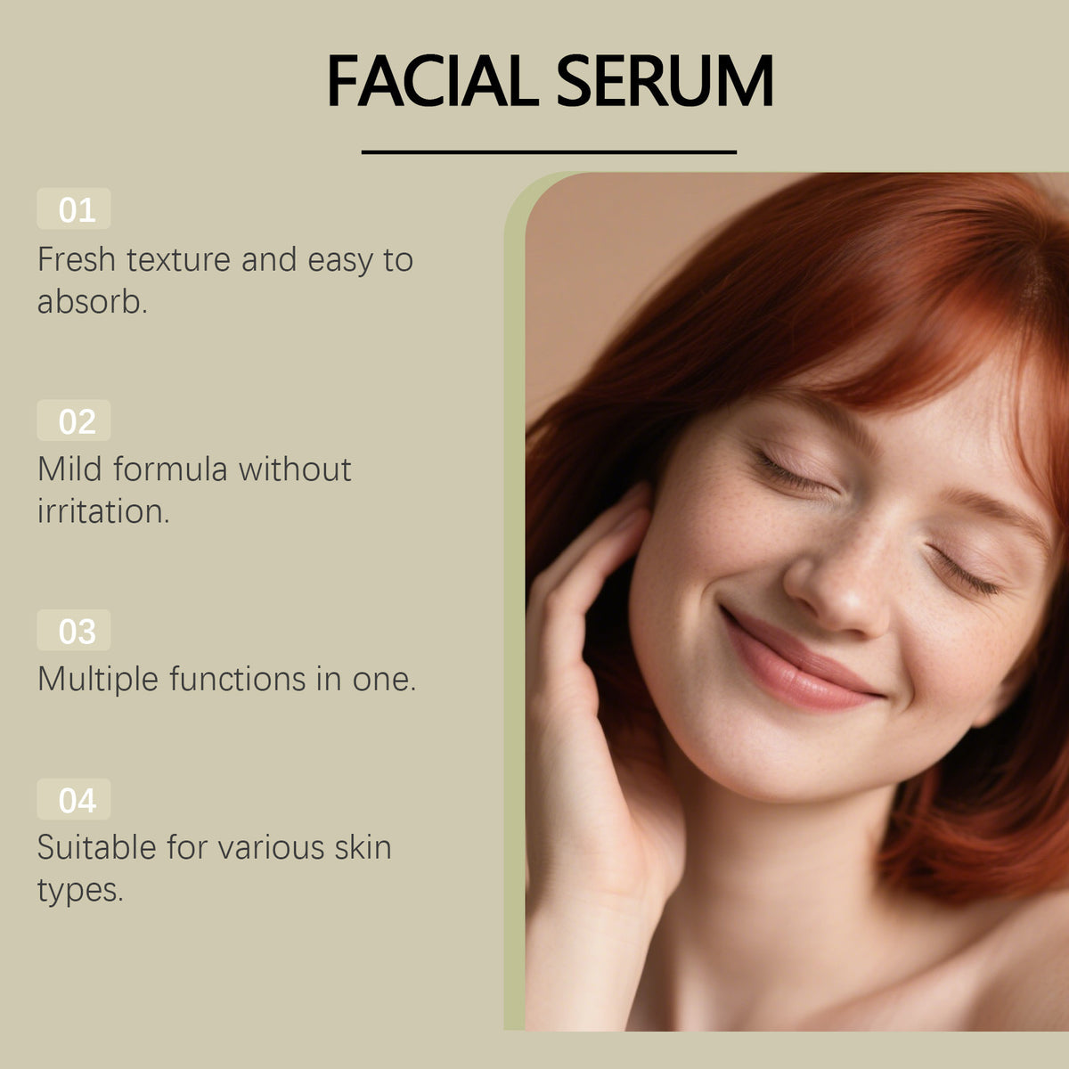 Radiant Glow, Moisturizing Facial Serum