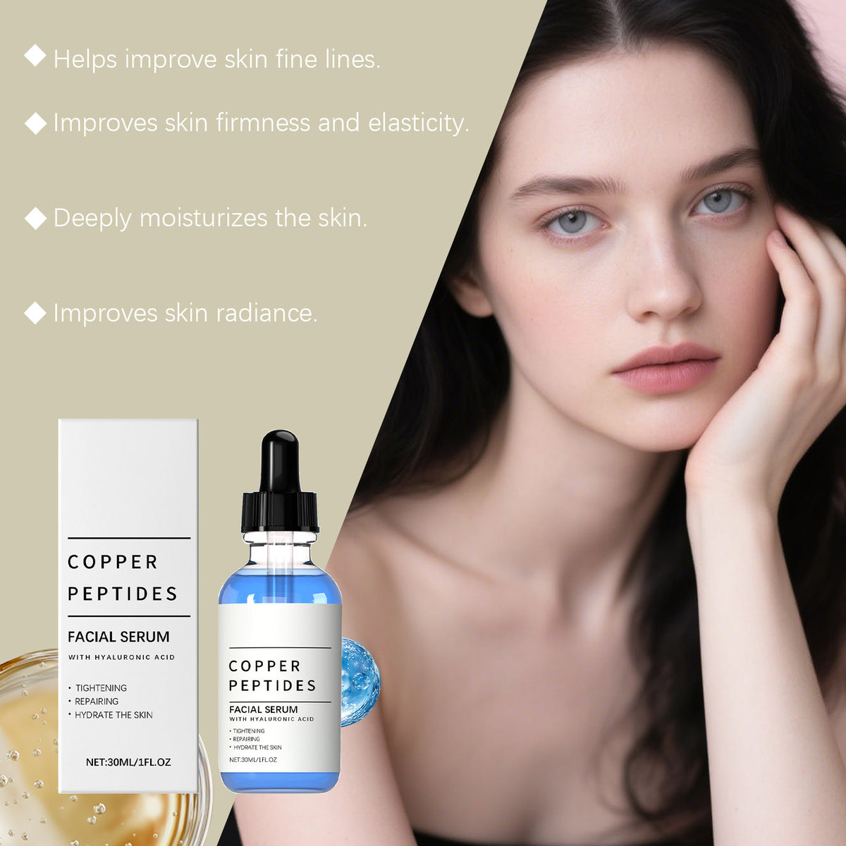 Radiant Glow, Moisturizing Facial Serum